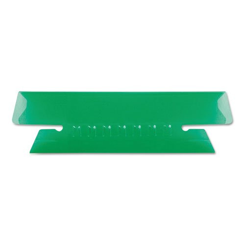 Hanging File Folder Tabs 1 3 Tab 3 1 2 Inch Green Tab White Insert 25 Pack