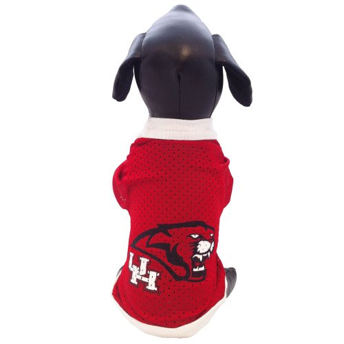 NCAA Houston Cougars Athletic Mesh Dog Jersey  Team Color Small