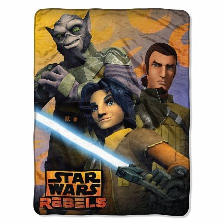 Northwest Lucas Films' Star Wars Rebel Rebel Trio Micro Raschel Throw, 46 x 60