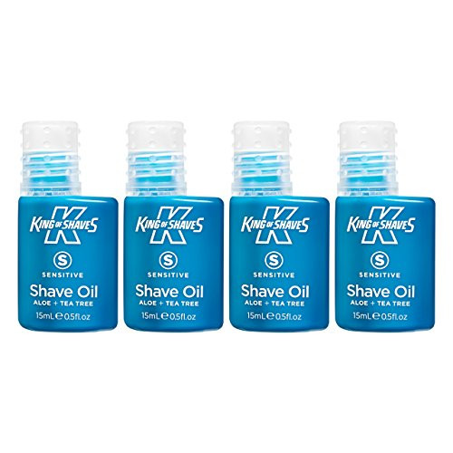 King of Shaves Alpha-Oil Sensitive 0.5 floz  x4  QUAD-PACK