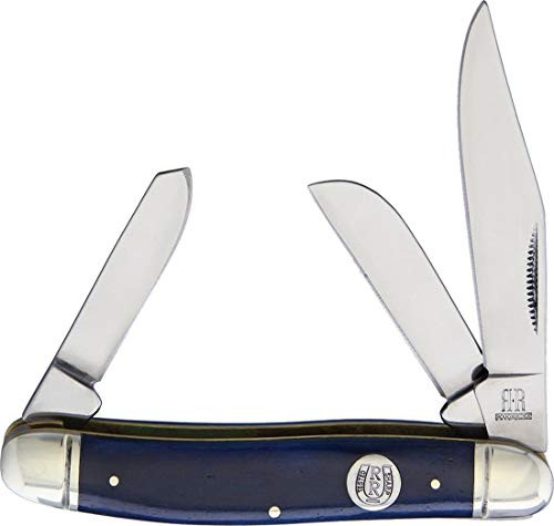Rough Rider Stockman Blue Smooth Bone RR1954 Rough Rider Stockman Blue Smooth Bone RR1954