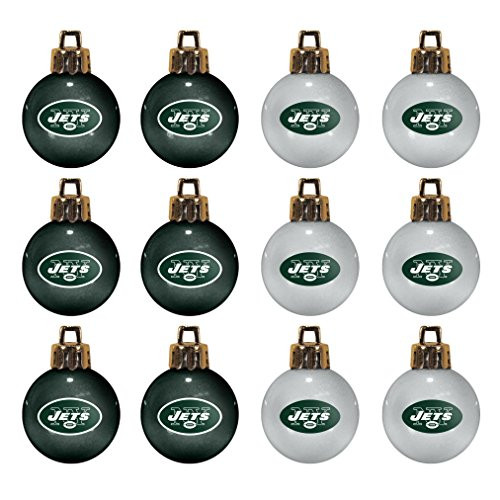 NFL New York Jets 12-Pack Mini Ornament Set