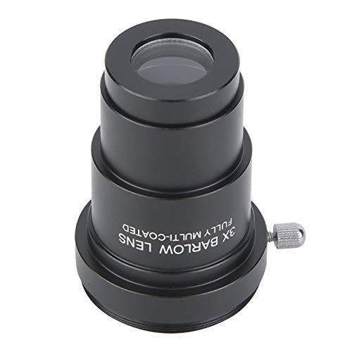 Wandisy M42x0.75 Thread Interface 3X Barlow Lens for 1.25 Inch Astronomical Telescope Eyepieces Wandisy M42x0.75 Thread Interface 3X Barlow Lens for 1.25 Inch Astronomical Telescope Eyepieces