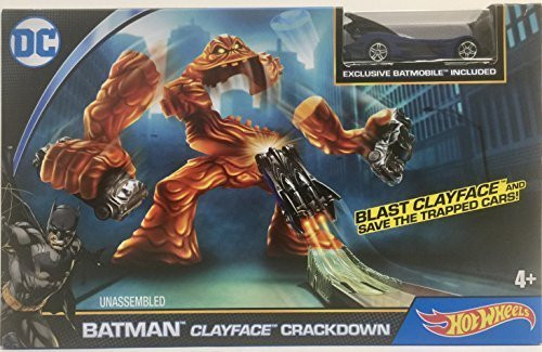 Hot Wheels DC Comics Batman Zipline Launcher Track Set Vehicle