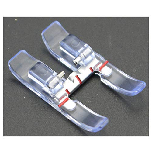 DreamStitch 820916096 Snap ON Clear Open Toe Presser Foot for Pfaff Sewing Machine IDT System - DL-EM-820916096 DreamStitch 820916096 Snap ON Clear Open Toe Presser Foot for Pfaff Sewing Machine IDT System - DL-EM-820916096