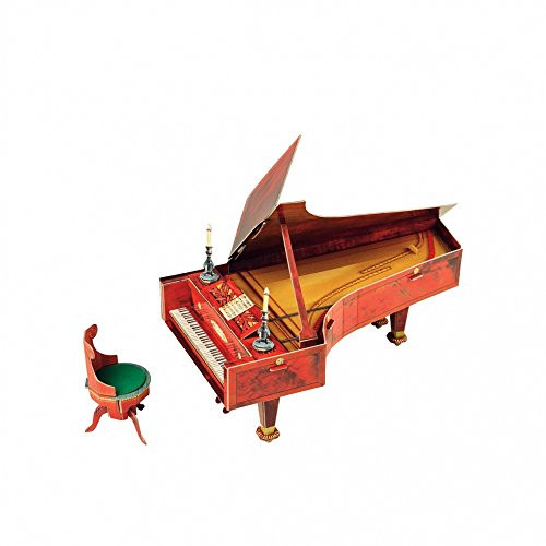Innovative 3D-Puzzles Clever Paper - Furniture for Dollhouse - Grand Piano Cardboard Set UMBUM Innovative 3D-Puzzles Clever Paper - Furniture for Dollhouse - Grand Piano Cardboard Set UMBUM