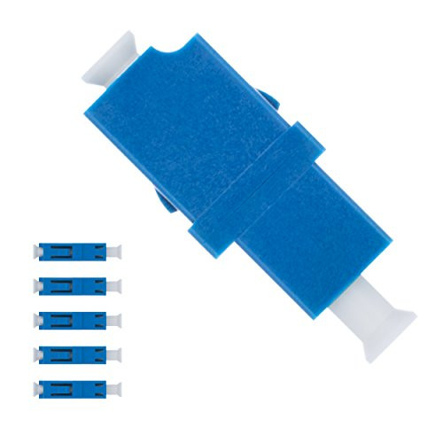 Fiber Optic LC to LC Adapter Single Mode UPC Simplex - 5 Pack - Beyondtech Fiber Optic Extender / Fiber Couplers Series