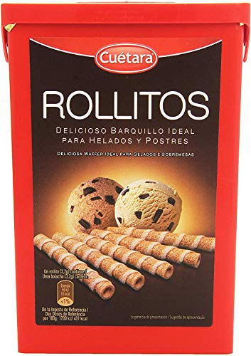 Cuetara Rolled Dessert Wafers 7.92 Ounce Rolled Wafers Chocolate