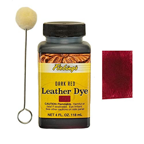Fiebings Dark Red Leather Dye 4oz