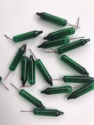 100 Green 2.5 Volt Replacement Mini Bulbs - Christmas Bulbs - NO Base