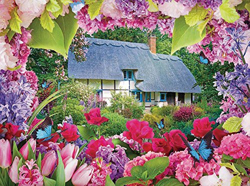 Summer Cottage, A 500 Piece Jigsaw Puzzle by Lafayette Puzzle Factory