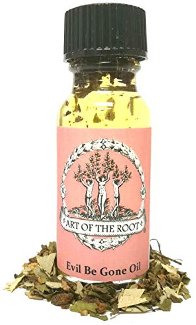 Evil Be Gone Oil 1 2 oz for Negativity  and  Cleansing Hoodoo Voodoo Wicca Pagan