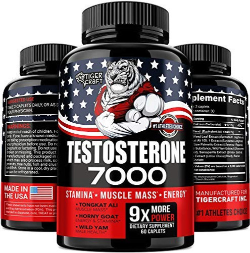 Testosterone Booster for Men - Men Testosterone for Health Energy and Stamina - Made in USA - Male Testosterone Enhancement with Horny Goat Tongkat Ali- Muscle Mass Testosterone Supplement Testosterone Booster for Men - Men Testosterone for Health Energy and Stamina - Made in USA - Male Testosterone Enhancement with Horny Goat Tongkat Ali- Muscle Mass Testosterone Supplement