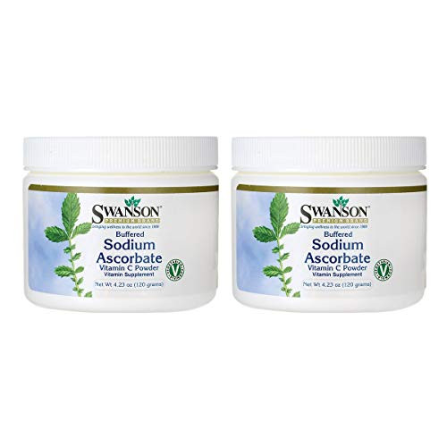 Swanson Buffered Sodium Ascorbate Vitamin C Powder 4.23 Ounce  120 g  Pwdr  2 Pack
