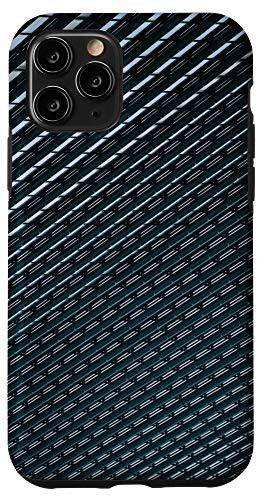iPhone 11 Pro Geometric Lines Black Phone Case