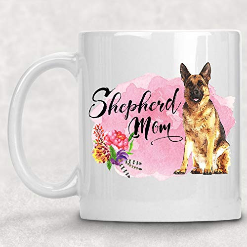 Shepherd Mom German Shepherd Watercolor Mug Dog Lover Coffee Cup