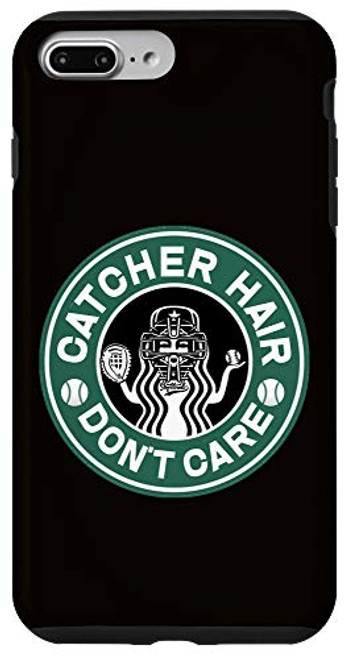 iPhone 7 Plus 8 Plus Catcher Hair Dont Care Softball Gift Great Teen Girls Case iPhone 7 Plus 8 Plus Catcher Hair Dont Care Softball Gift Great Teen Girls Case
