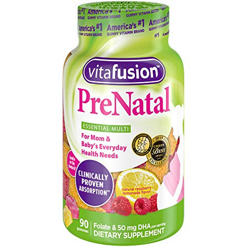 Vitafusion Prenatal Gummy Vitamins 90 Count  Packaging May Vary