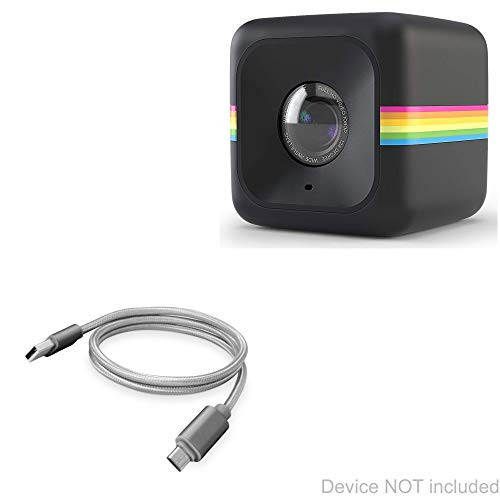 Polaroid Cube Act II Cable BoxWave Micro USB DuraCable Braided Micro USB Charging Cable for Polaroid Cube Act II - Space Grey Polaroid Cube Act II Cable BoxWave Micro USB DuraCable Braided Micro USB Charging Cable for Polaroid Cube Act II - Space Grey