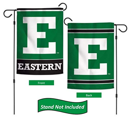 Eastern Michigan Eagles 12.5 x 18 inch Double Sided Yard and Garden College Banner Flag is Printed in The USA Eastern Michigan Eagles 12.5 x 18 inch Double Sided Yard and Garden College Banner Flag is Printed in The USA