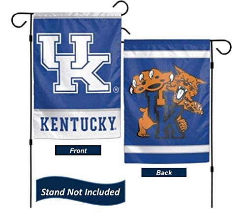 Kentucky Wildcats 12.5  x 18 inch Double Sided Yard and Garden College Banner Flag is Printed in The USA