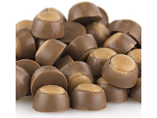 Mini Peanut Butter Buckeyes Milk Chocolate 1 pound buck eyes peanut butter candy