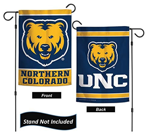 Northern Colorado Bears 12.5 x 18 inch Double Sided Yard and Garden College Banner Flag is Printed in The USA Northern Colorado Bears 12.5 x 18 inch Double Sided Yard and Garden College Banner Flag is Printed in The USA