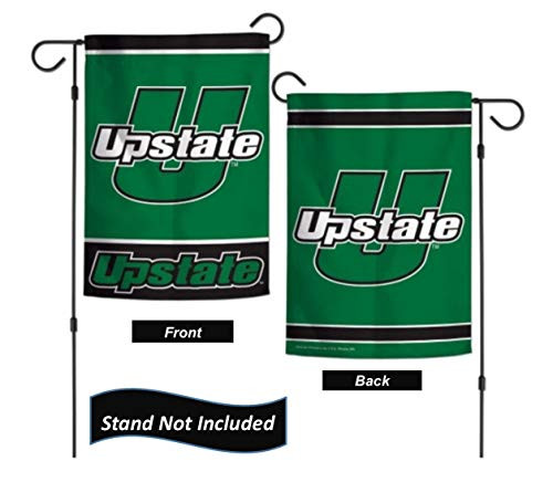 South Carolina Upstate Spartans 12.5  x 18 inch Double Sided Yard and Garden College Banner Flag is Printed in The USA