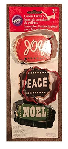 Wilton 3 Piece Cookie Cutter Set - Frames/Labels