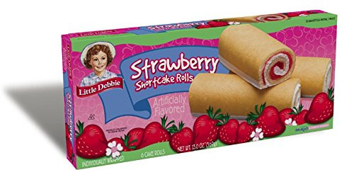 Little Debbie Snack Cakes  Strawberry Shortcake Rolls