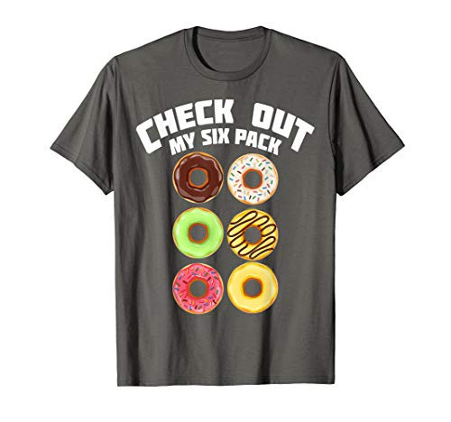 Cute Check Out My Six Pack Doughnut Abs Shirt Boys and Girls Cute Check Out My Six Pack Doughnut Abs Shirt Boys and Girls