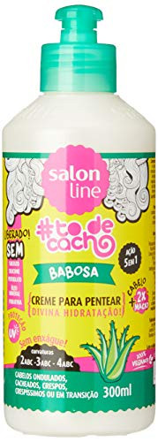 Salon Line - Linha Tratamento  ToDeCacho  - Creme para Pentear de Babosa Pra Divar  Divina Hidratacao  300 Ml -  IHaveCurls Collection - Divine Moisturizing Aloe Vera Combing Cream 10.14 Fl Oz