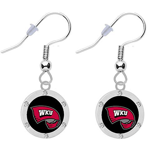 Final Touch Gifts Western Kentucky University Silver-Tone Dangle Earrings  Pierced