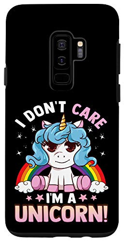 Galaxy S9plus  Dont Care Cute Unicorn Kawaii Case