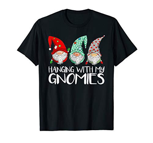 Hanging With My Gnomies Christmas Garden Gnome Funny Gifts T-Shirt Hanging With My Gnomies Christmas Garden Gnome Funny Gifts T-Shirt