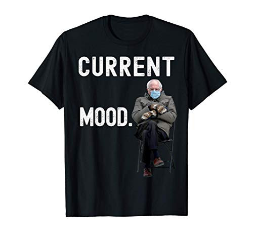 Funny Meme Mittens Bernie Sanders Mittens Sitting Chair Gift T-Shirt