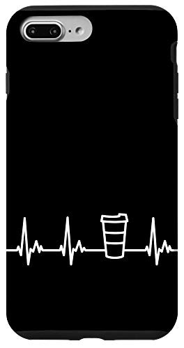 iPhone 7 Plus 8 Plus Coffee Mug Heart Line Case