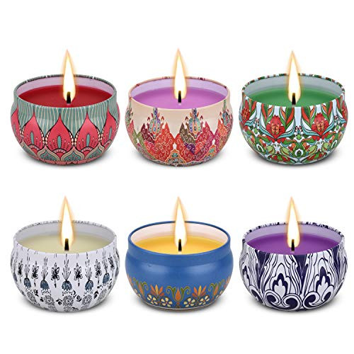 Angium Scented Candles Gift Set (Lavender, Rose,Peppermint,Grapefruit,Lemongrass,Orange) Soy Wax Tin Candles, Natural Fragrance Candles for Stress Relief and Aromatherapy Candles 6 Pack Angium Scented Candles Gift Set (Lavender, Rose,Peppermint,Grapefruit,Lemongrass,Orange) Soy Wax Tin Candles, Natural Fragrance Candles for Stress Relief and Aromatherapy Candles 6 Pack