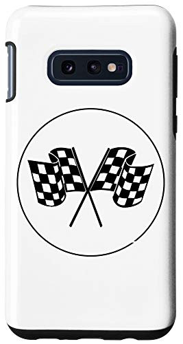 Galaxy S10e Checkered Flag Finish Line Car Racing Case