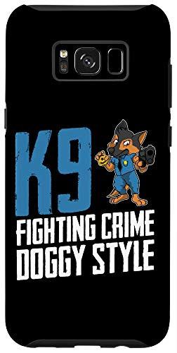 Galaxy S8plus  K9 Unit Thin Blue Line Gift - German Shepherd Police Dog Case