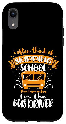 iPhone XR I Remember IM The Bus Driver Funny School Bus Driver Case
