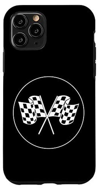 iPhone 11 Pro Checkered Flag Car Racing Finish Line Flag Case