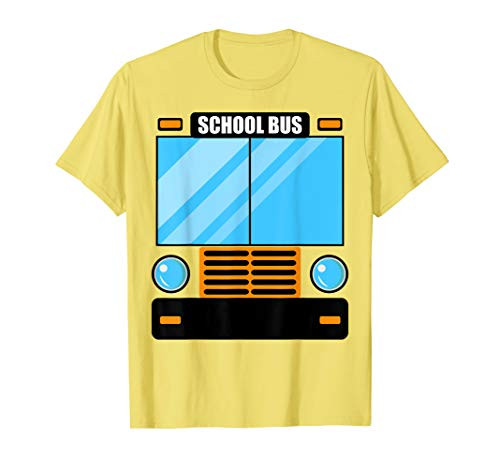 School Bus Costume Halloween Bus Driver T-Shirt