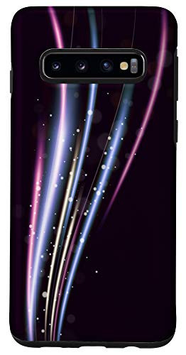 Galaxy S10 Colorful Wavy Lines Case