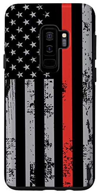 Galaxy S9plus  Thin Red Line Flag US Flag Firefighter Gift Fireman Phone Case