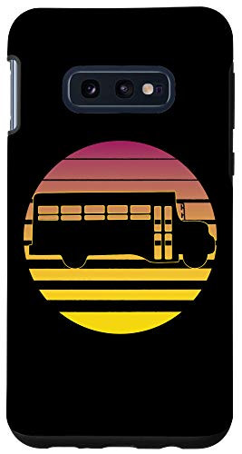 Galaxy S10e School Bus Driver Retro Sun Design For Bus Driver Case