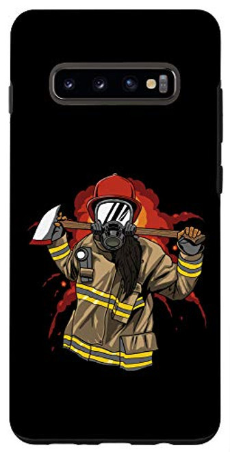 Galaxy S10plus Firefighter Fire Department Gift - Thin Red Line Firewoman Case Galaxy S10plus Firefighter Fire Department Gift - Thin Red Line Firewoman Case
