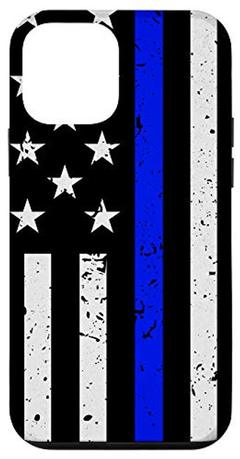 iPhone 12 mini Police Officer Distressed Thin Blue Line Flag Sheriff Cop Case