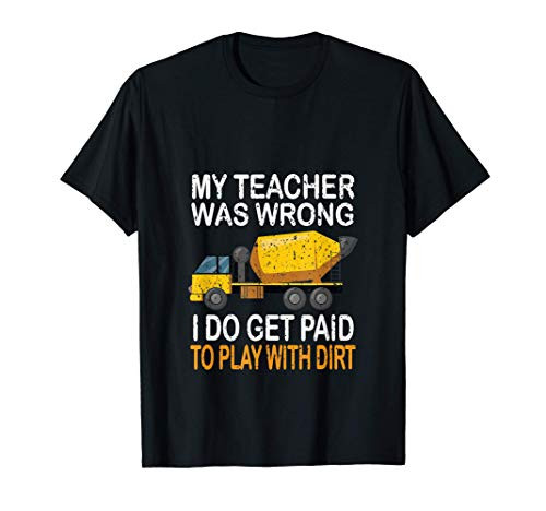 Construction Trucks Drivers Cement Mixer Lovers T-Shirt