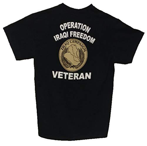 Generies Operation Iraqi Freedom Veteran Tshirt OIF Black Small Generies Operation Iraqi Freedom Veteran Tshirt OIF Black Small